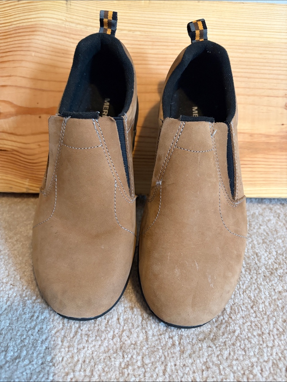 Merrell Women's Tan Slip-On Loafers
